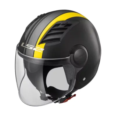 Casco 562 Airflow METROPOLIS Negro Amarillo