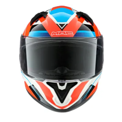 Casco integral Speed ZWITZ Rojo Azul Blanco