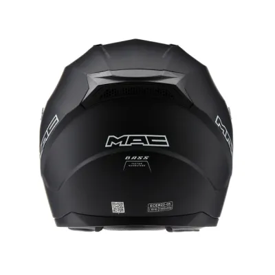 Casco Integral Bass Solid Negro Mate