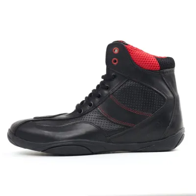 Calzado - Botas Sneakers Moto Osaka Negro Rojo