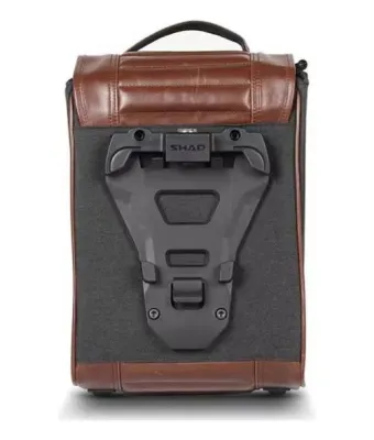 Alforja Lateral Shad Sr 38 Cafe Racer - Cuero