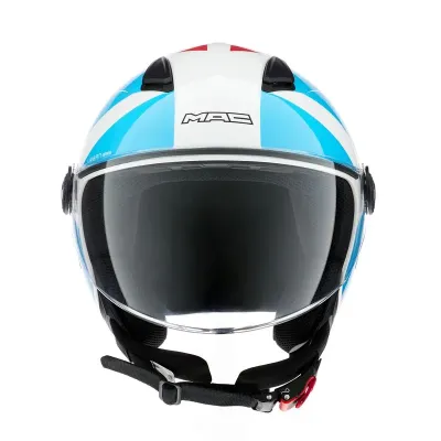 Casco MAC 721 Beat Cyrus Blanco / Azul