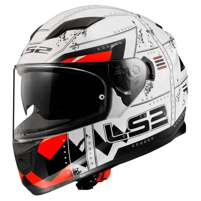 Casco LS2 320 Stream Evo Max Rojo / Negro 
