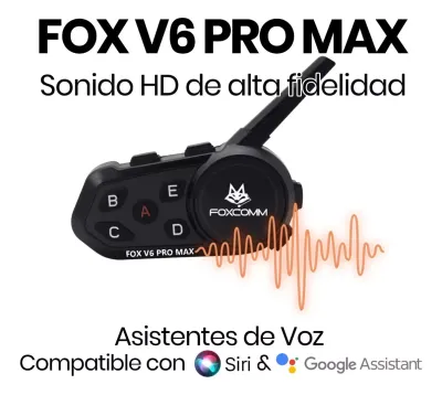 INTERCOMUNICADOR FOX V6 Pro
