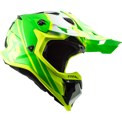 Casco LS2 700 Subverter Gammax Amarillo / Verde / Brillo