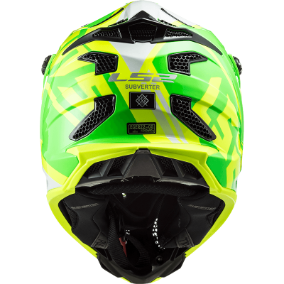 Casco LS2 700 Subverter Gammax Amarillo / Verde / Brillo