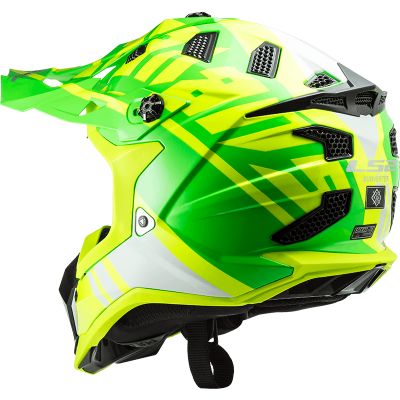 Casco LS2 700 Subverter Gammax Amarillo / Verde / Brillo