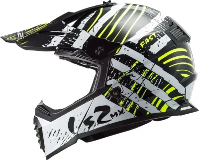 Casco LS2 437 Fast Verve Blanco / Negro / Mate